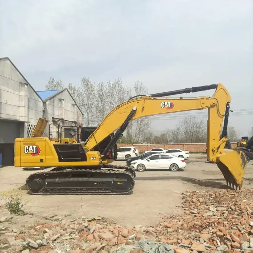 Excavadora CAT 345GC reacondicionada por Solidez Industrial